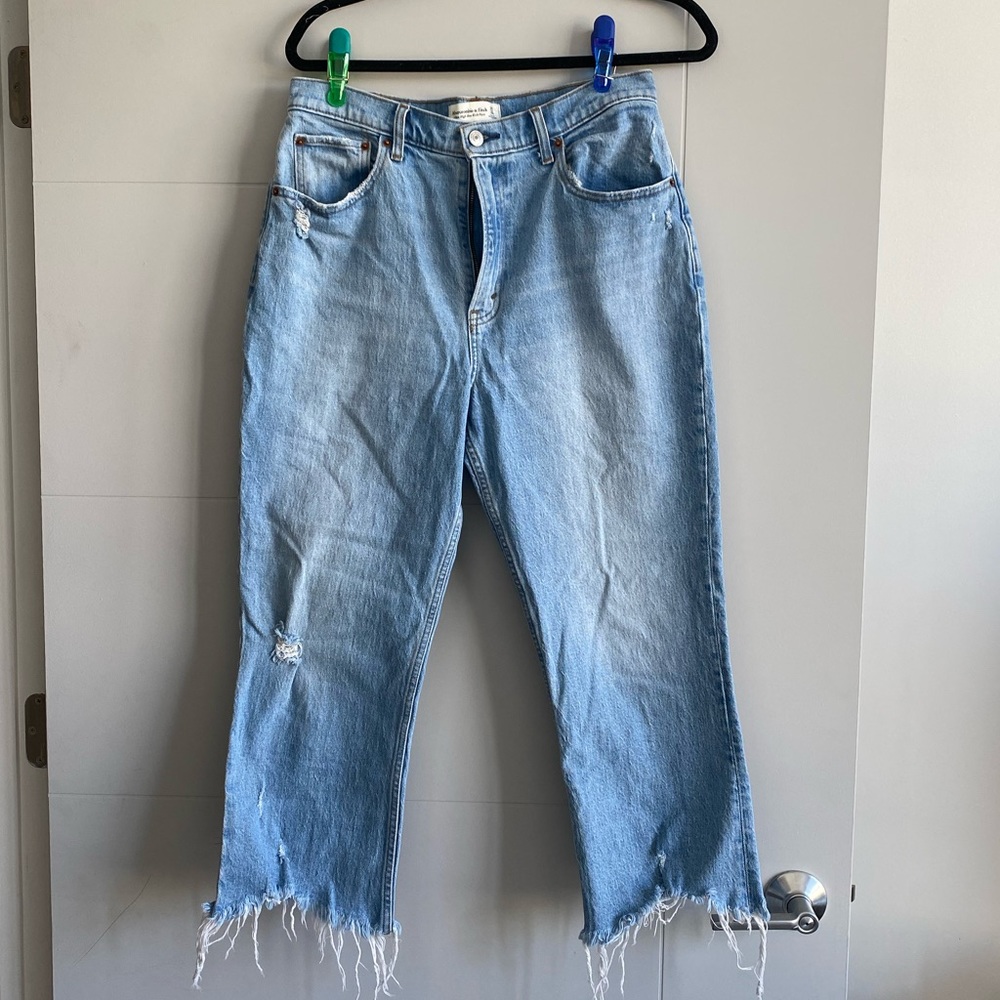 Abercrombie & Fitch Ultra High Rise Kick Flare